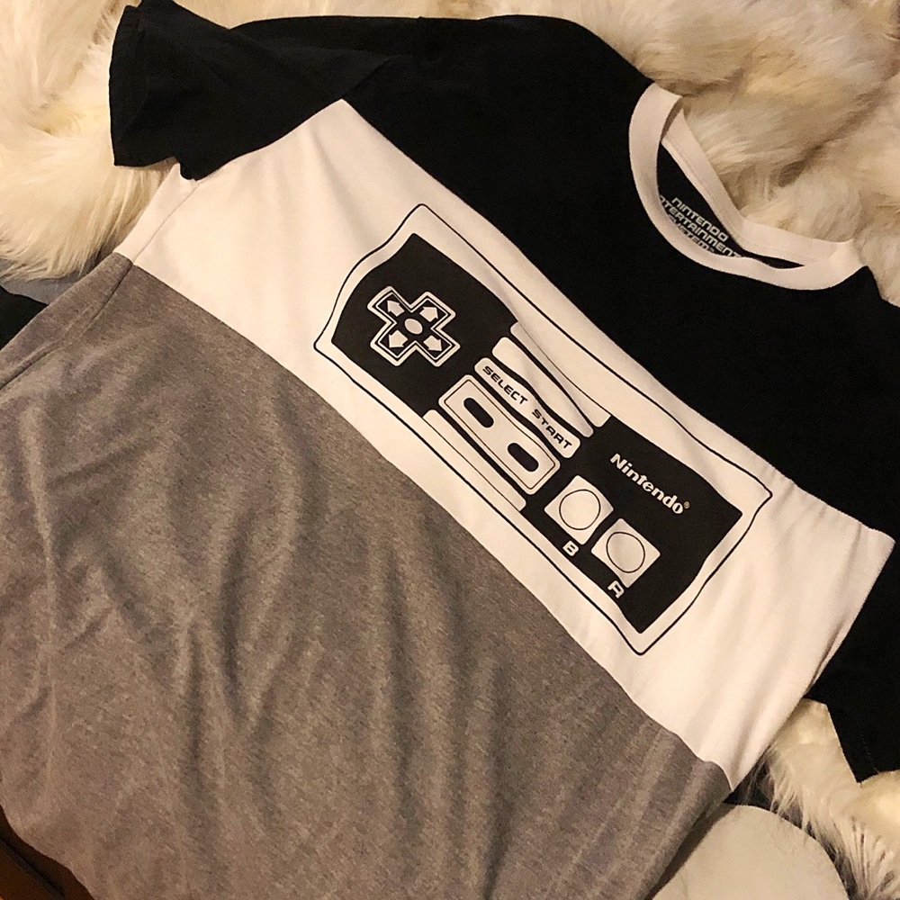 Nintendo old school controller shirt